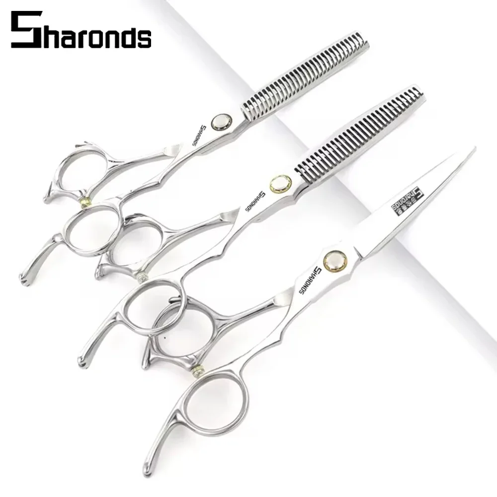 

SHARONDS Hairdressing Professional Scissors 6 Inch Japanese 440C Steel Specialized Barber Shears Hairdresser Dedicated Clipper