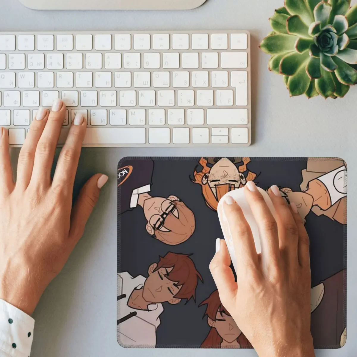 Alas Mouse Sekolah Bus Graveyard Alas Mouse Keyboard Komputer Alas Meja Laptop Gamer Alas Meja Aksesori Kantor