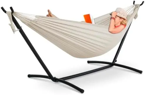Lazy Daze Portable Hammock with Stand, Free Standing Hammocks for Indoor Outdoor Patio Yard, Has a Carrying Bag and