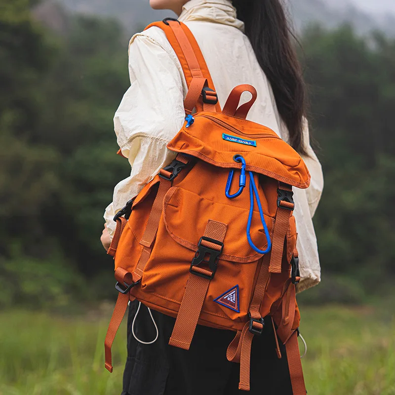 ファッション旅行バックパック女性男性用アウトドアハイキング登山バックパック多機能探検バッグティーンエイジャーキャンプバッグ