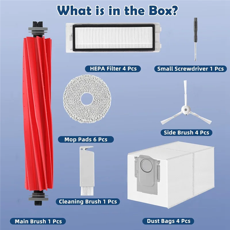 لماذا-ل Roborock Q Revo S، Qrevo Pro، Qrevo Plus روبوت فراغ فرشاة جانبية رئيسية فلتر Hepa ممسحة منصات أكياس الغبار الملحقات