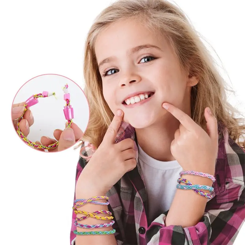 آلة حياكة الأساور ABBP آلة حياكة كرنك يدوية مطرزة DIY حياكة مسرح