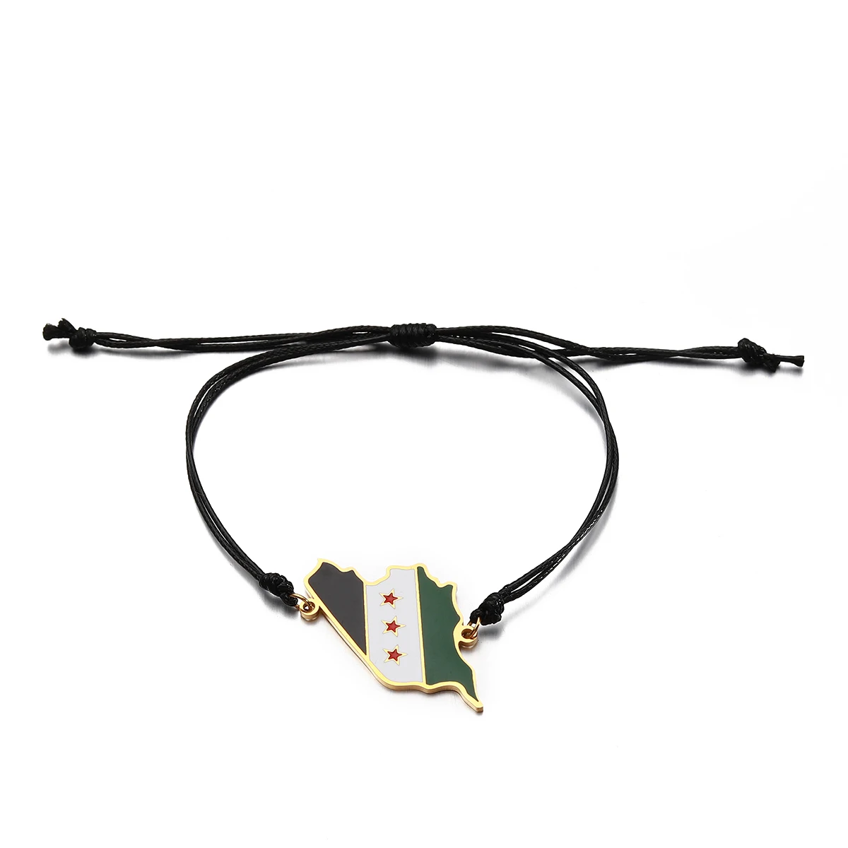 Syria Map Flag Charms Bracelet Syrians Rope Chain Jewelry view 6