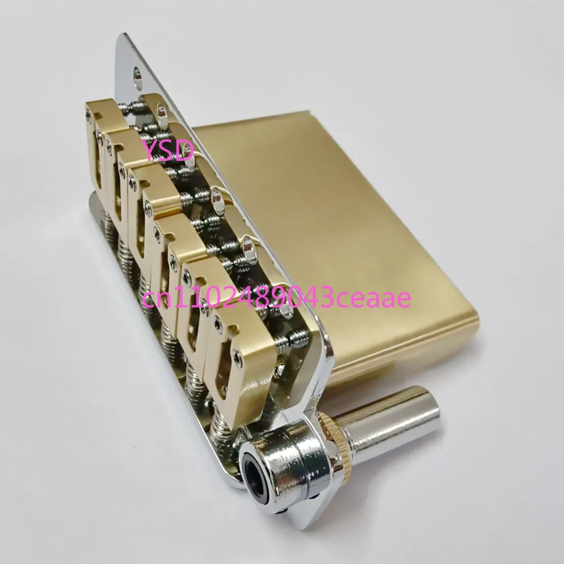 

Brass Saddles Block Tremolo 6 Point Bridge 52.5mm Spacing HRC58 Tremolo