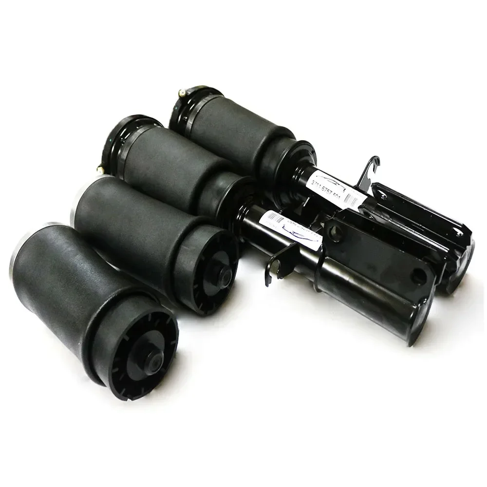 4pcs Front and Rear New Air Suspension Shock Absorber Strut 37116761444 Fits for BMW X5 E53