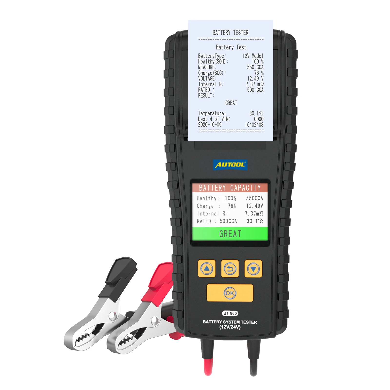 Test del Batteria Auto BT860: Recensione e Valutazione del Tester e Caricabatterie per Auto