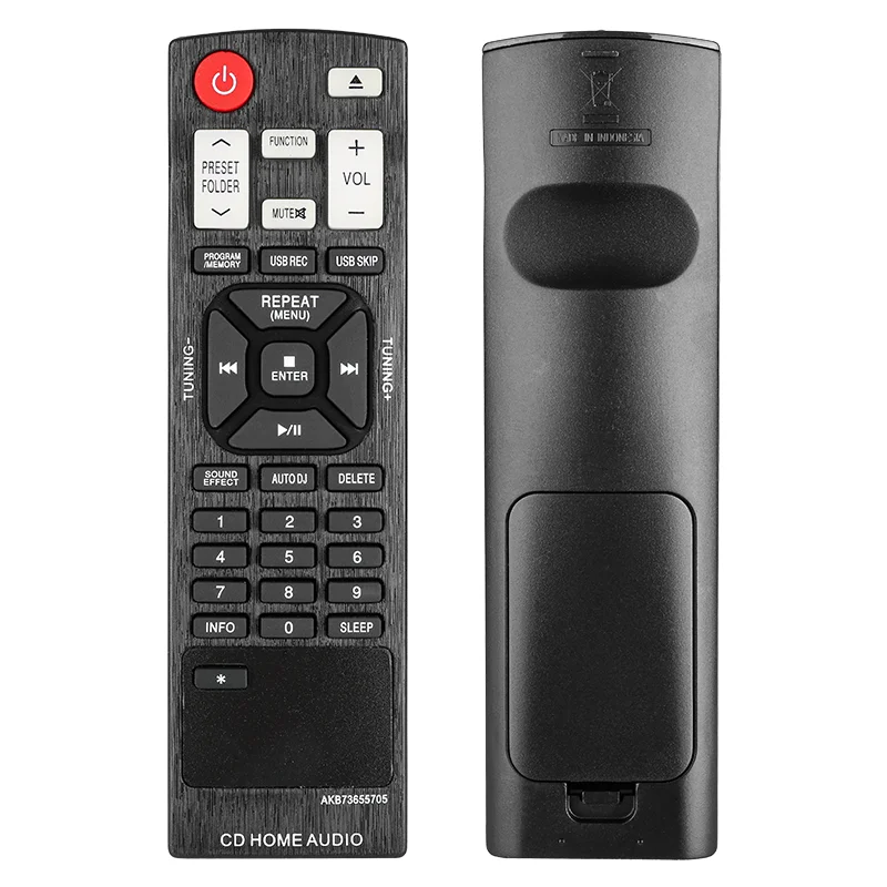 Control Remoto AKB73655705 para LG, para Sistema Estéreo Mini Hi-Fi LG CM9950 OM5540 DM2630K DMS2630V CM9740 OM7750K CM9940 FAS162F8K