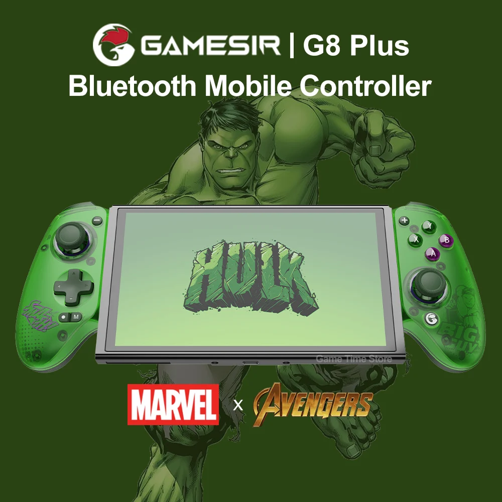 Gamesir G8 Plus Hullk Marvel Limited Edition Wireless Mobile Gaming Controller Gamepad for Nintendo Switch Tablet Smart Phone PC