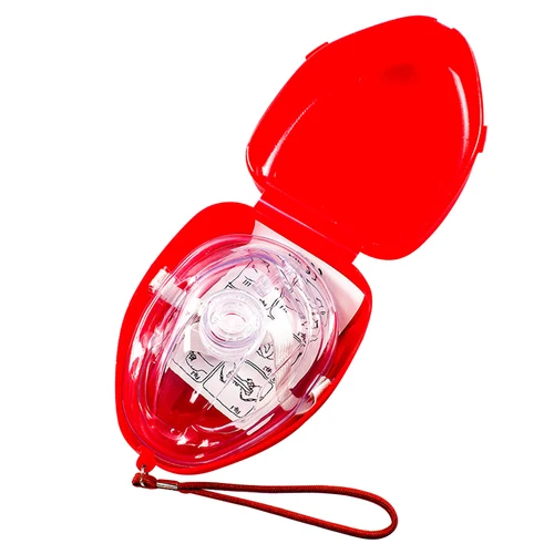 Imagen 2 del producto Mascarilla de respiración profesional de primeros auxilios, mascarilla protectora de respiración Artificial con válvula unidireccional, herramienta de rescate de emergencia