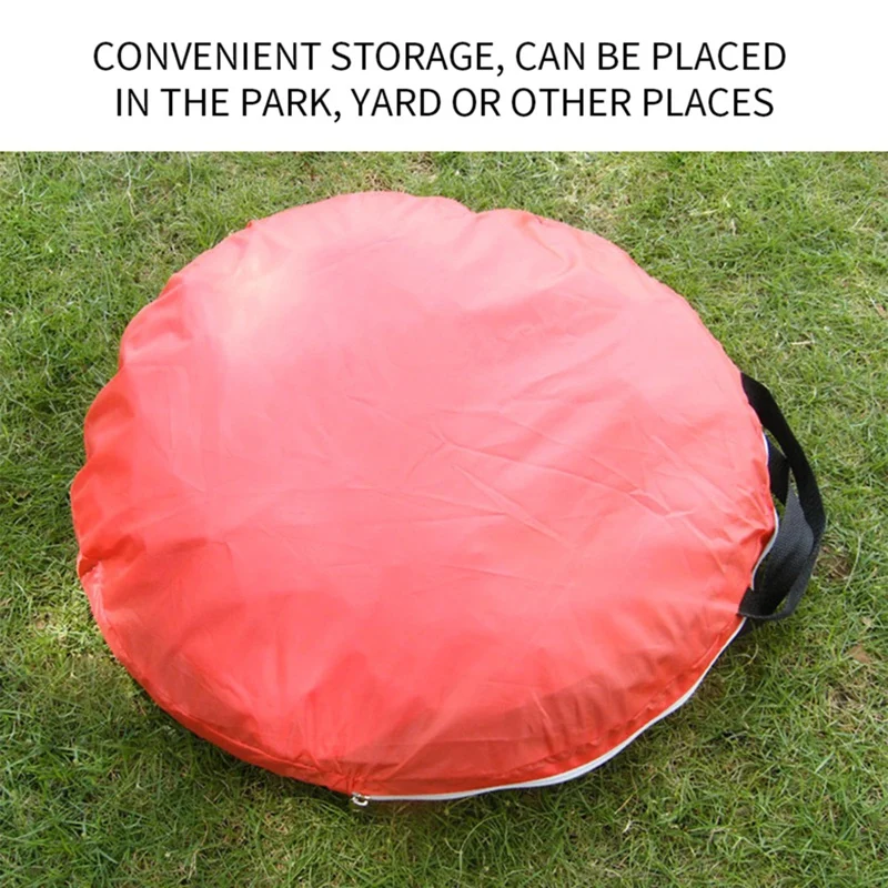 

HW-elBoy Girl Children Play Foldable Tunnel Crawling Tent Toddlers Game Outdoor Home Kindergarten 48x180cm Style:Half