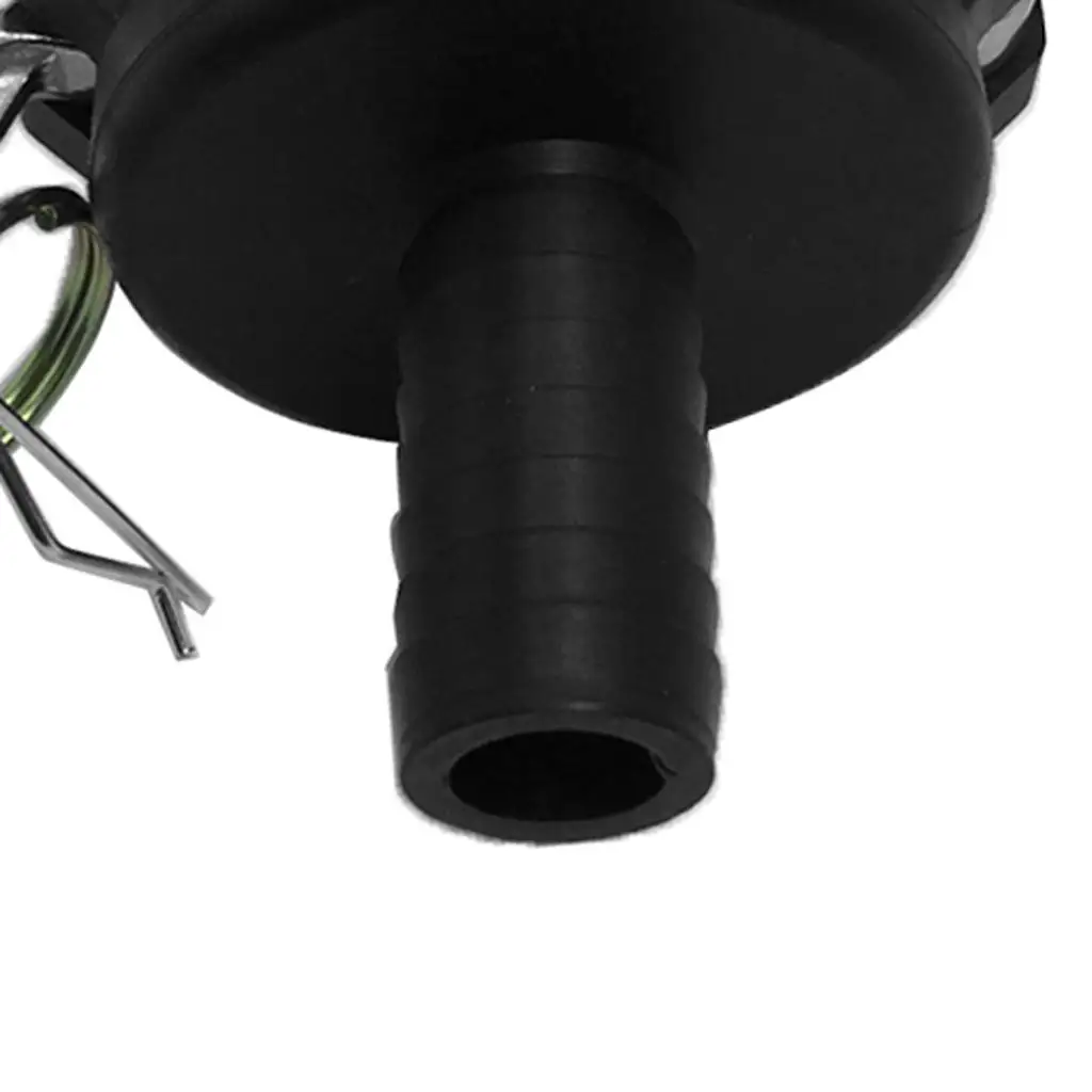 Adaptador de tanque de água IBC com rosca barril de 00L para 2 polegadas - preto, 50 mm