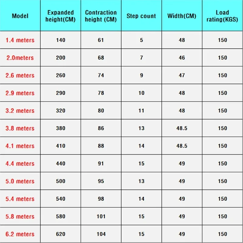 4.1m 4.4 metros 14/15 passos escadas de alumínio portátil escada reta casa dobrável extensão escadas telescópicas escada