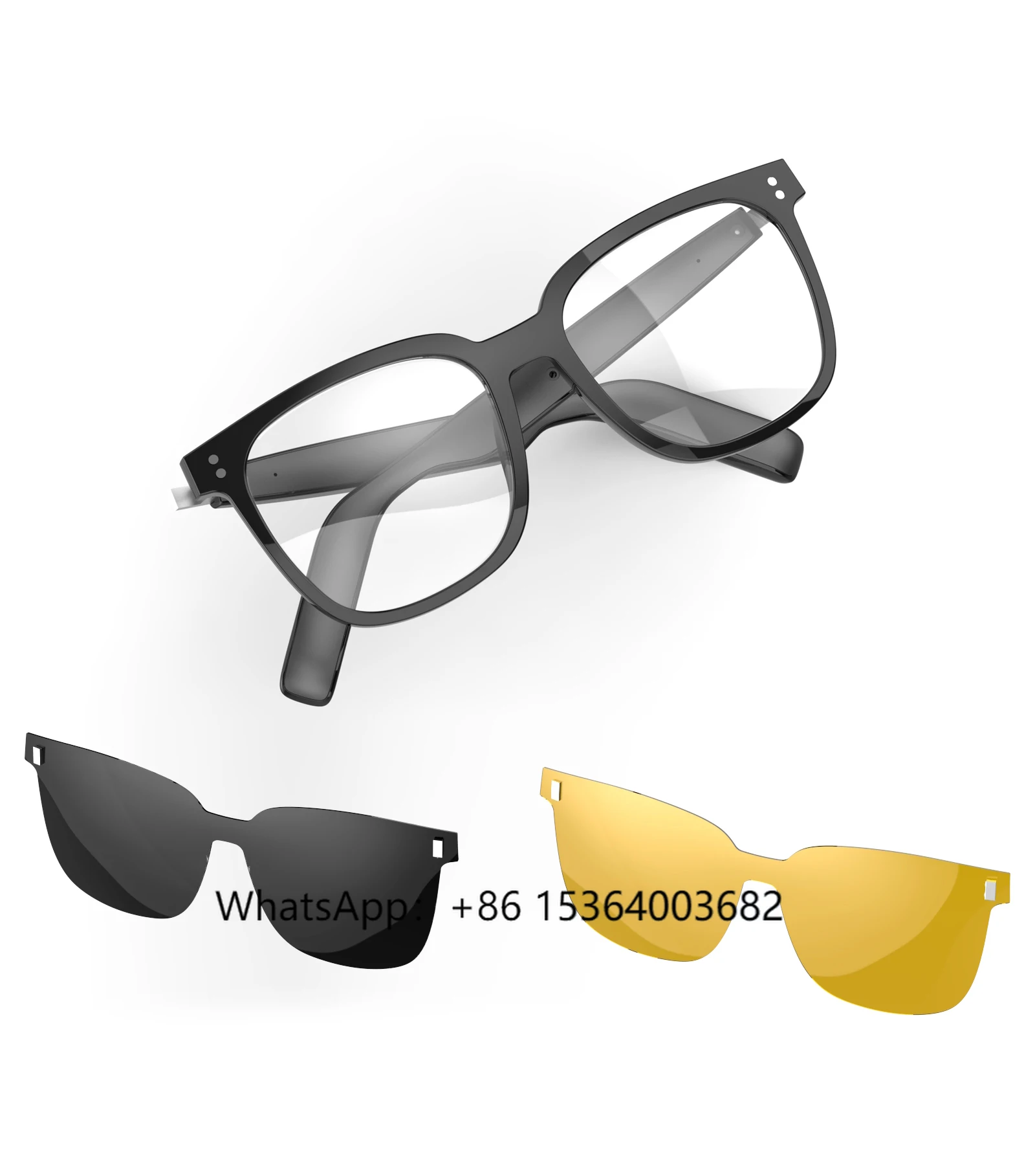 

TJXL-Smart Glasses SG19 Pro AI Intelligent Driver Navigation Sunglasses for Driving Cycling Touch Earphone Smart Sunglasses SG1