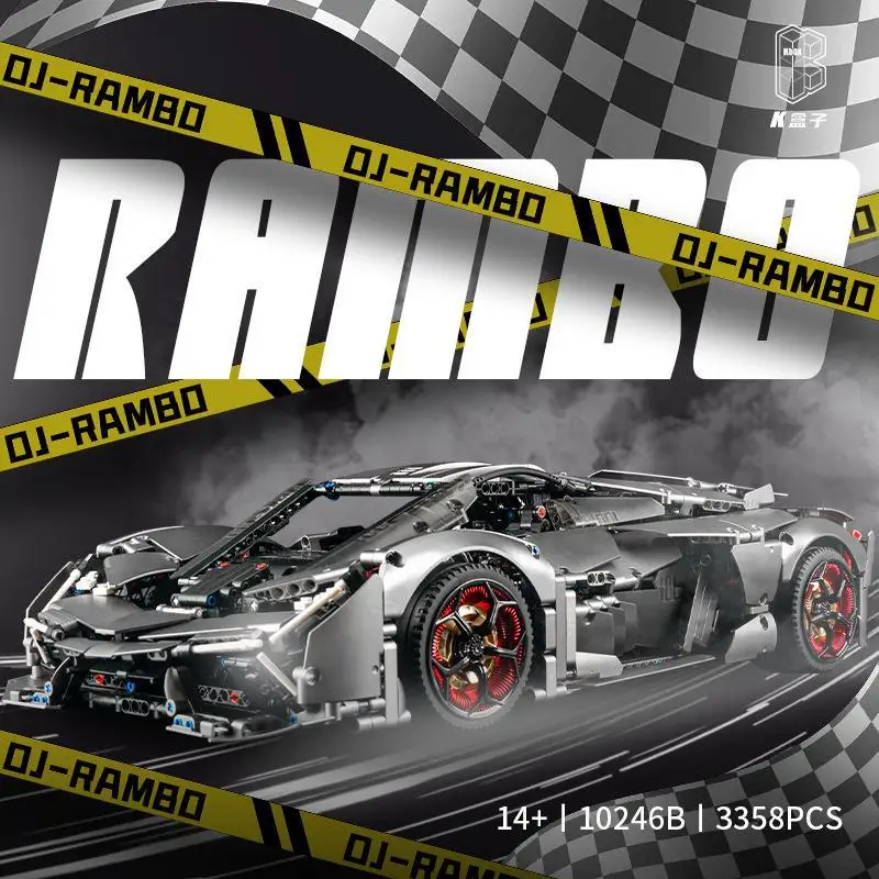 3358pcs 1:8 RC APP Super Racing Sport Car Building Blocks Modello MOC Tecnico Moter Power Car Mattoni Giocattoli Per I Bambini Ragazzi Regali