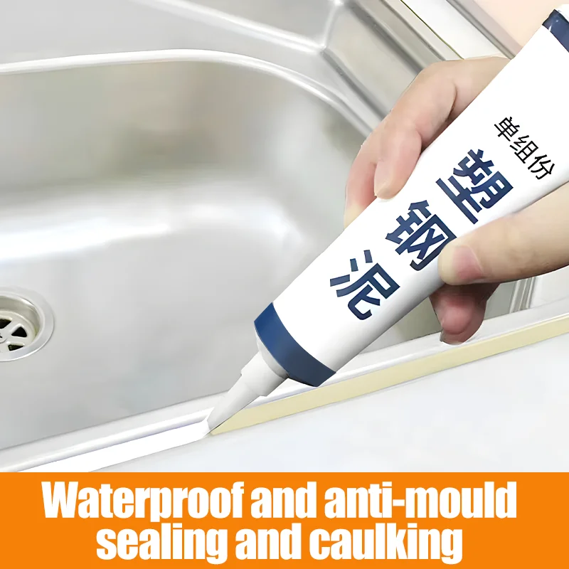 1/2/3PCS 60ml Plastic Steel Mud Waterproof Glue Anti-mould Sealant Quick-drying Plugging King Sink Toilet Base Caulking Sealant