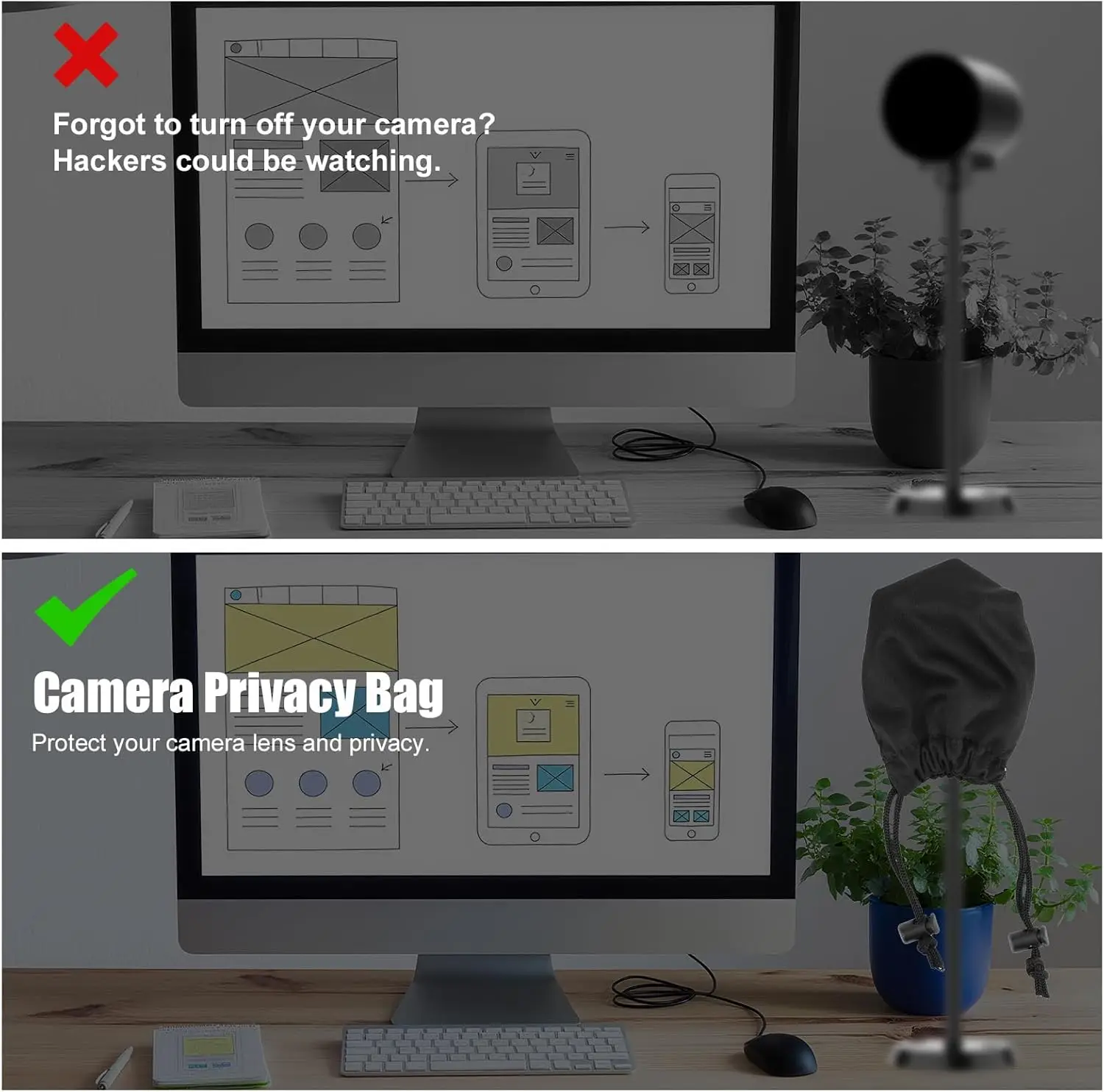 Camera Storage Bag for Switch 2 Camera with Dust Cover and Cleaning Cloth Durable Waterproof for Switch2 Camera  Accessories