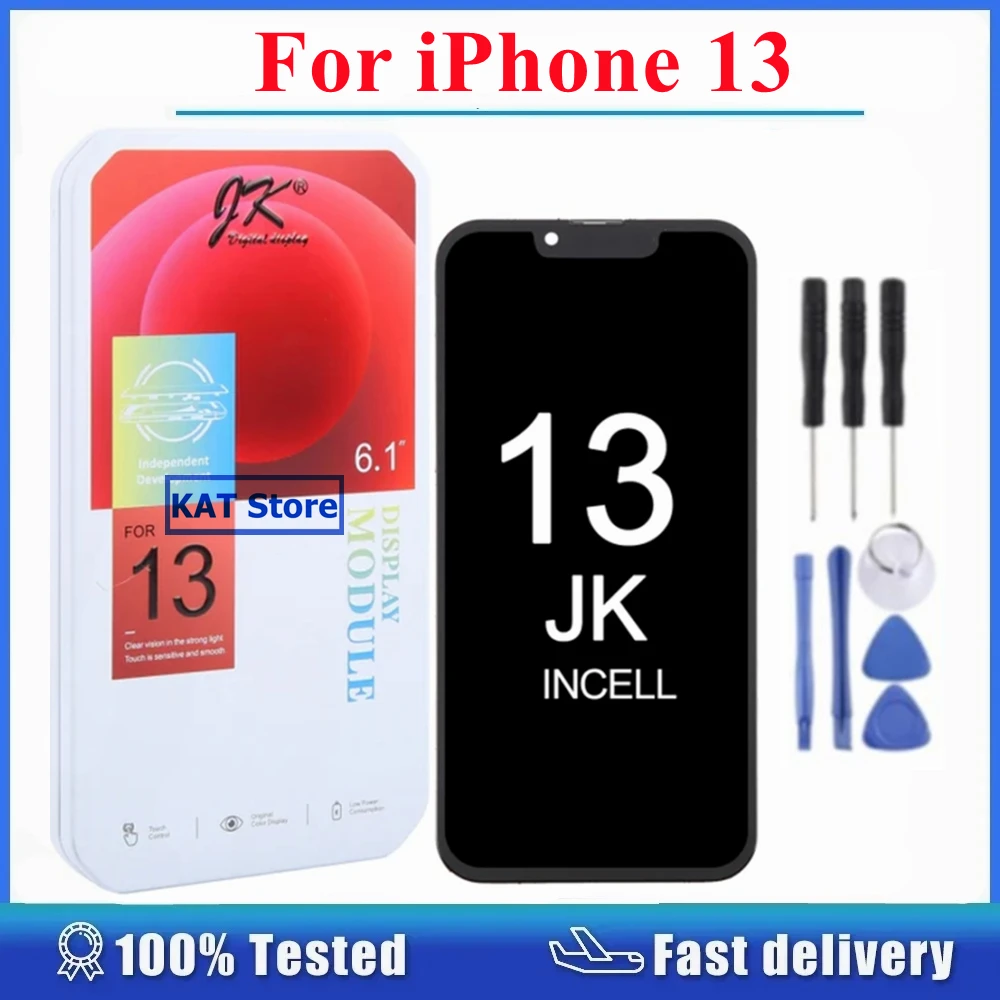 

JK Incell For iPhone 13 LCD Display Touch Screen Digitizer Full Assembly Replacement Part