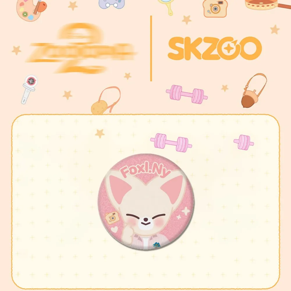 

Новинка 2026: Значок-брошь STRAY KIDS skzoo Crazy Animal City 2 (совместный выпуск), жестяной, аксессуар, K-POP подарки, мультяшный дизайн