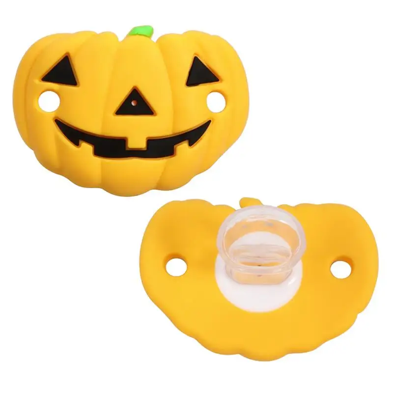 2Pcs Halloween Pacifier Prank Toy Vampire Fake Teeth Props Pet Toy Halloween Skull Trick Toy