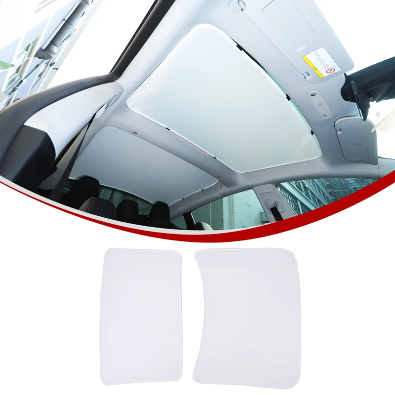 

Moonroof Sunroof Sun Shade Mesh For Tesla Model 3 2023 Glass Sun Roof Shade Skylight Blind Shading Front Rear Sunroof Accessory