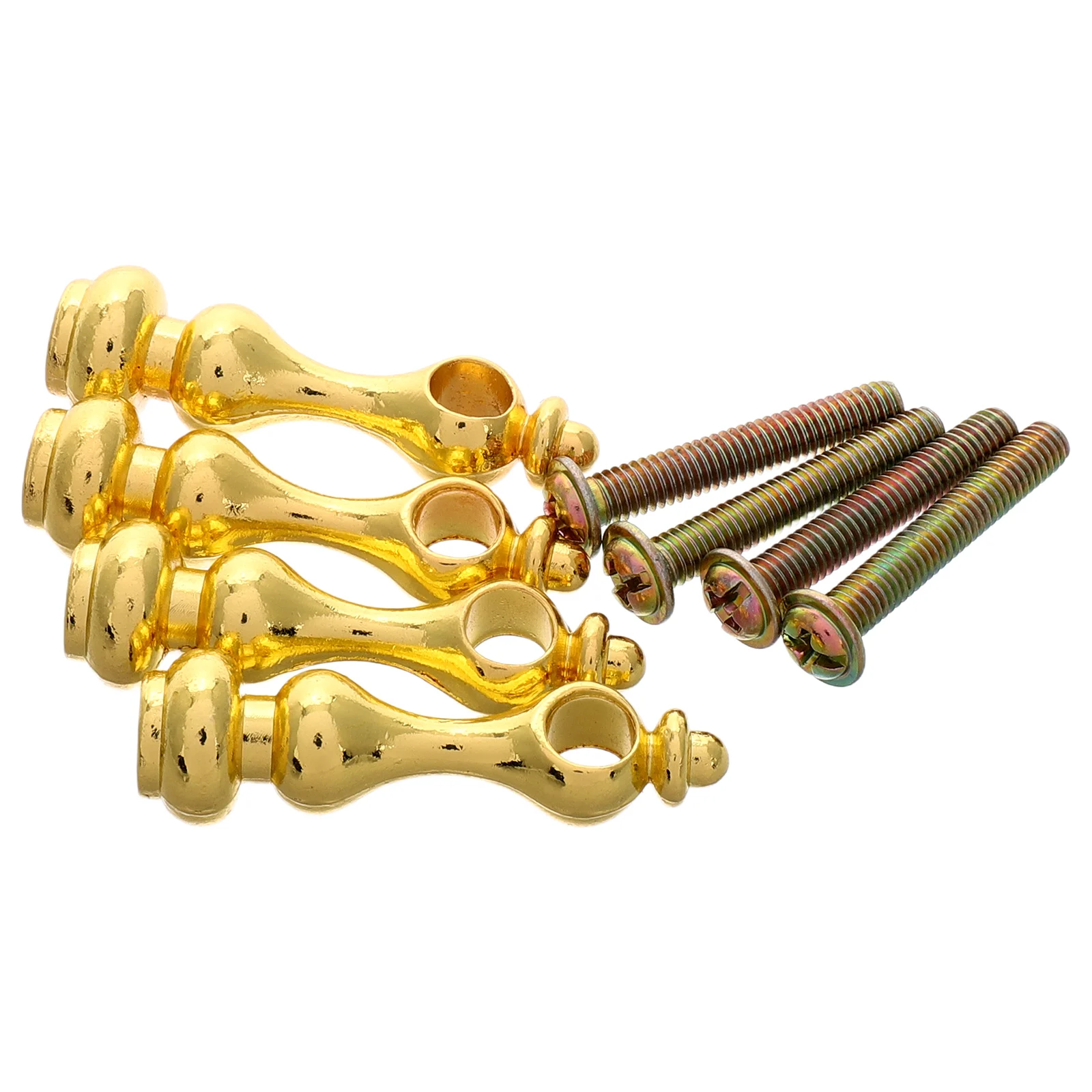 

4pcs Metal Spindles Furniture Connectors Glass Railing Post Caps Cabinet Accent Gallery Rail Connector Sturdy Iron