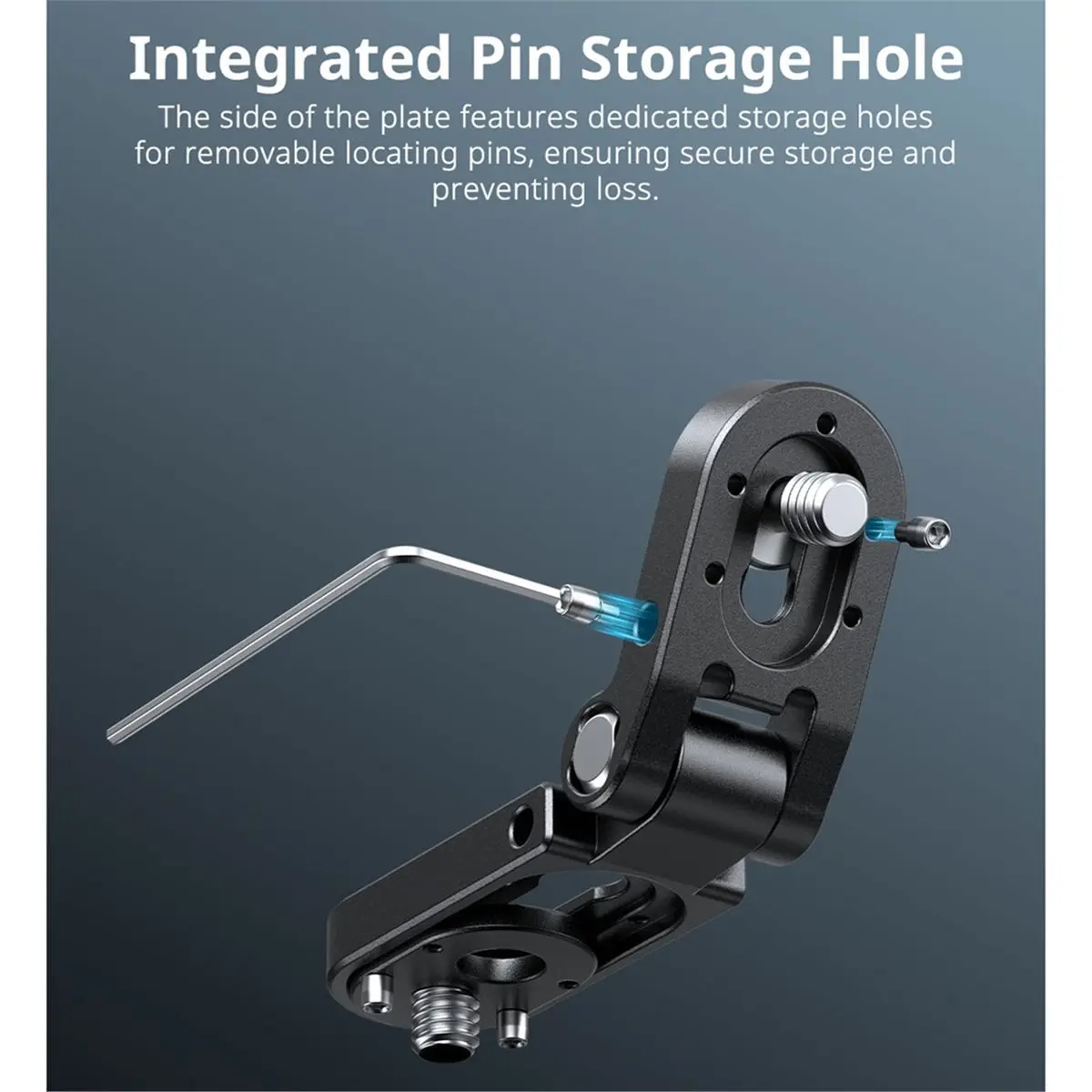 Plaque de montage pliable en forme de L TCE pour émetteurs et moniteurs, réglage de l'angle, compatible avec les filetages 1/4 "-20 et 3/8 "-16 -MD5712