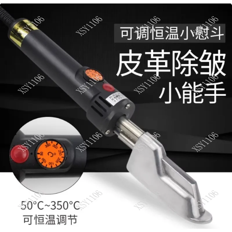 

LED Display Handle Electric Mini Leather Iron Crease Removal Electric Leather Iron For Crafts Quilting Clothes Leatherwear Bag