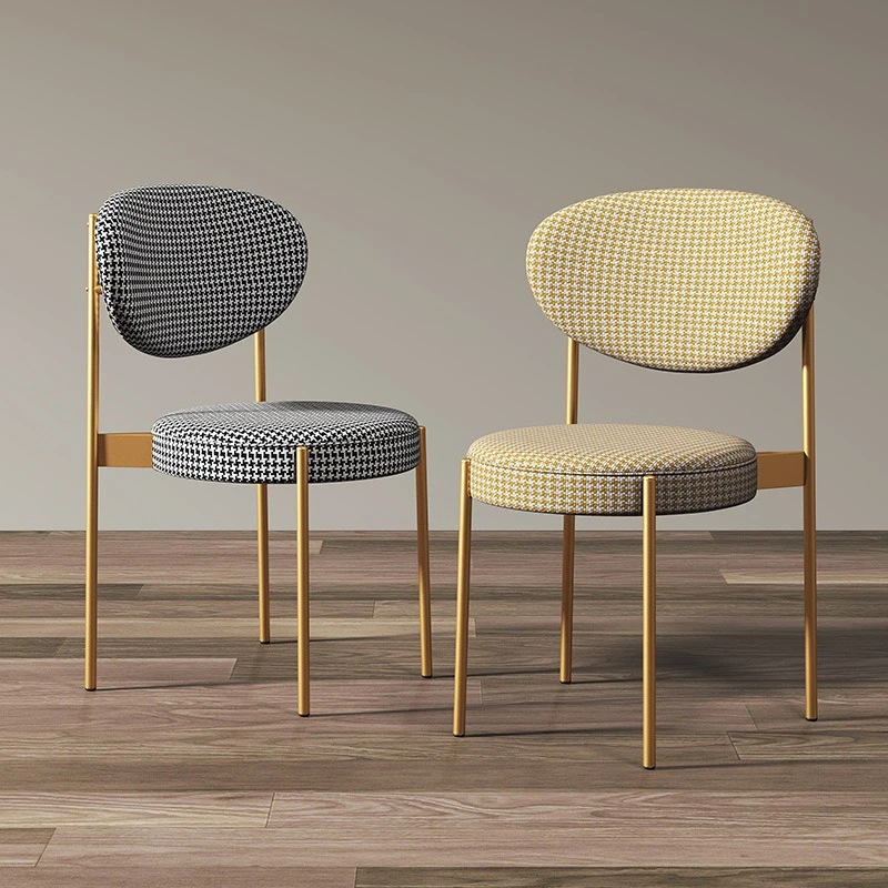 Chaise de salle à manger avec dossier, chaise de bureau minimaliste moderne pour loft, tabouret de restaurant design Qiandaoge pour hôtel