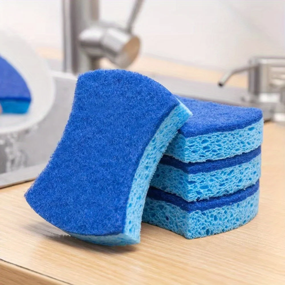 4PCS Nano Sponge - Scrub for Pots/Dishes, Super Absorbent Cleaning Sponge W/Non-Scratch & Fast Drying Kitchen Items