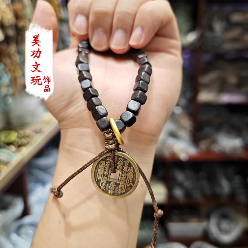 

Crafts Blackwood Mountain Ghost Spending Money Pendant Square Beads Bracelet Buddha Beads Beads Sandalwood Bracelet Antique Acce