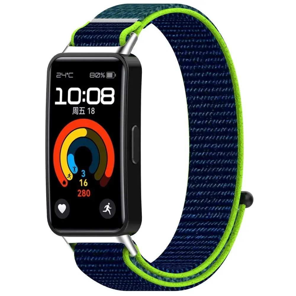 Soft Nylon Nylon Loop Strap Replacement Adjustable Bracelet Wristband Accessories Watchband for Huawei Band 9/8