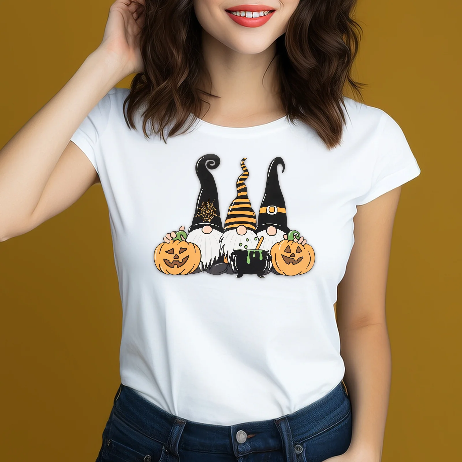 

4Pcs Iron on Transfers Halloween Patterns Heat Transfer Decals for T Shirts Clothes DIY Stickers Unique Style Iron on Transfers