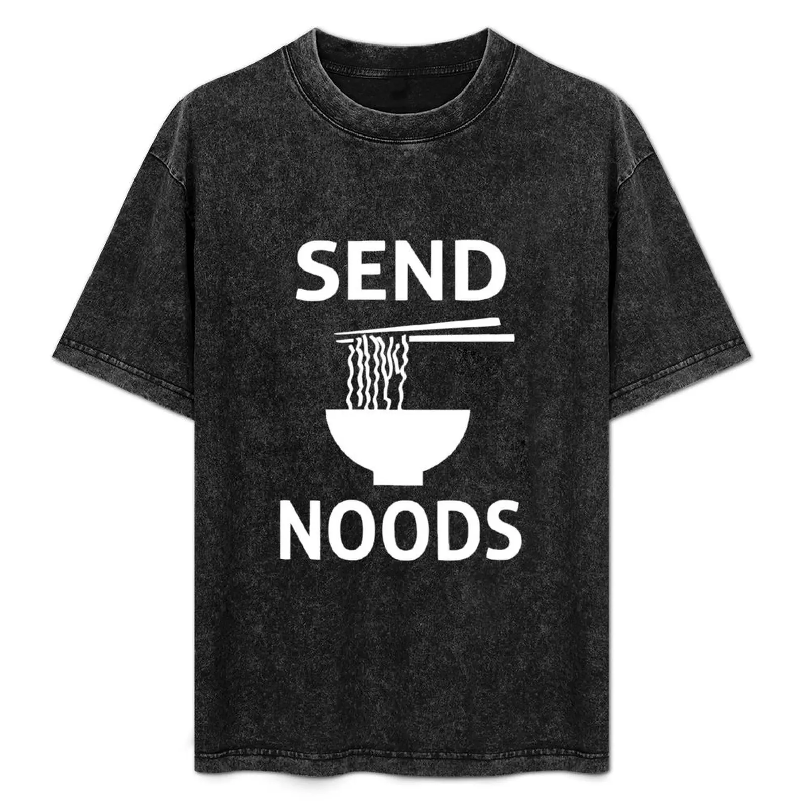 

Send Noods T-Shirt customizeds man t shirt anime figures workout shirts for men