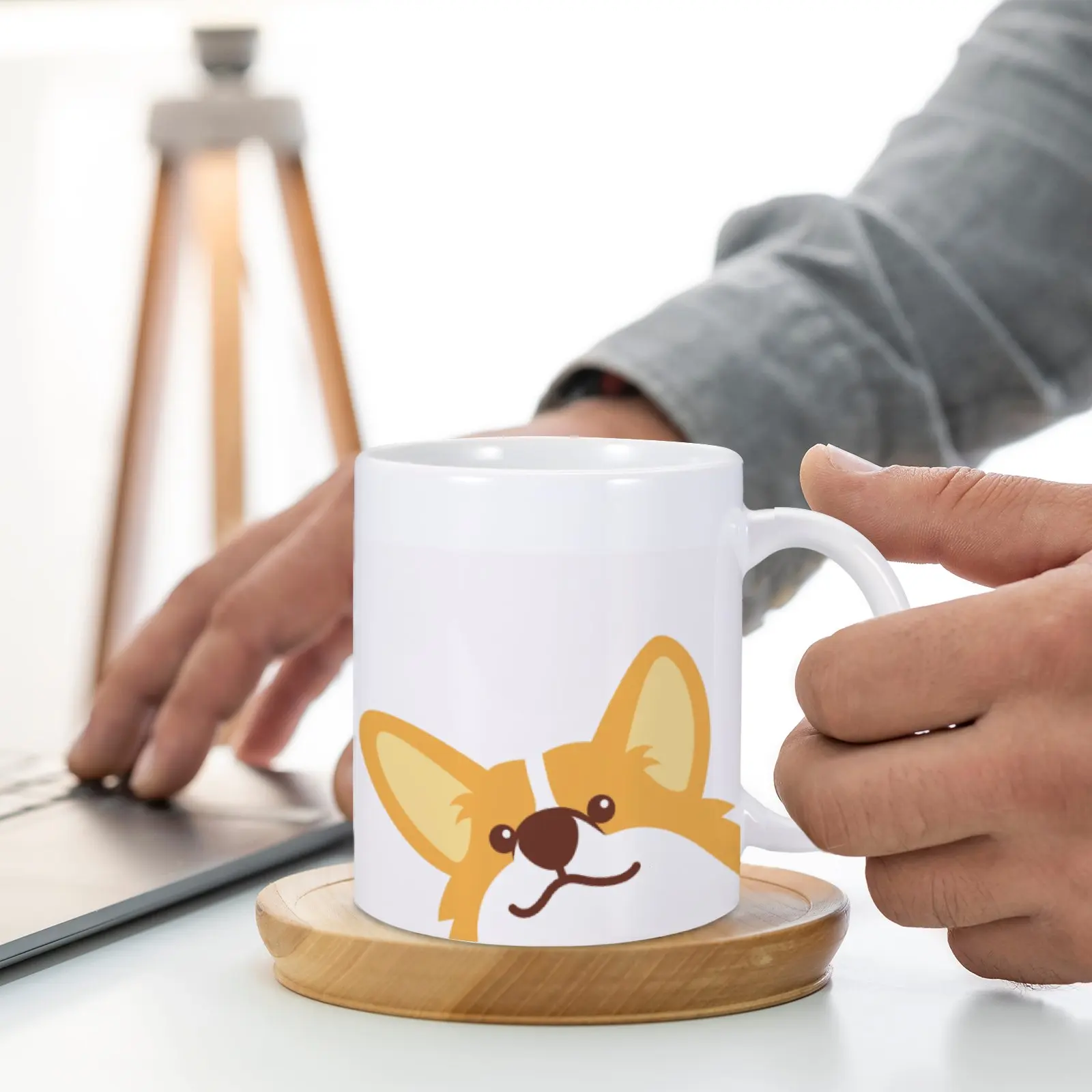 Funny Corgi Dog Ceramic Mug Cup Mug 11oz Coffee Milk Tea Cup Gifts For Dog Lovers Corgi Mom Dog Mom Women Men Pet Lovers Gifts