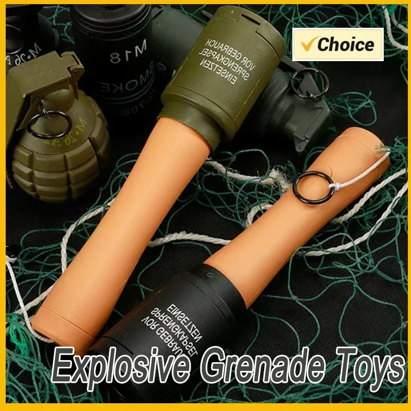 6 مللي متر-8 مللي متر في الهواء الطلق قنبلة يدوية متفجرة اللعب قنبلة يدوية ، كذاب الدخان قنبلة يدوية نموذج قنبلة يدوية تكتيكية في الهواء الطلق