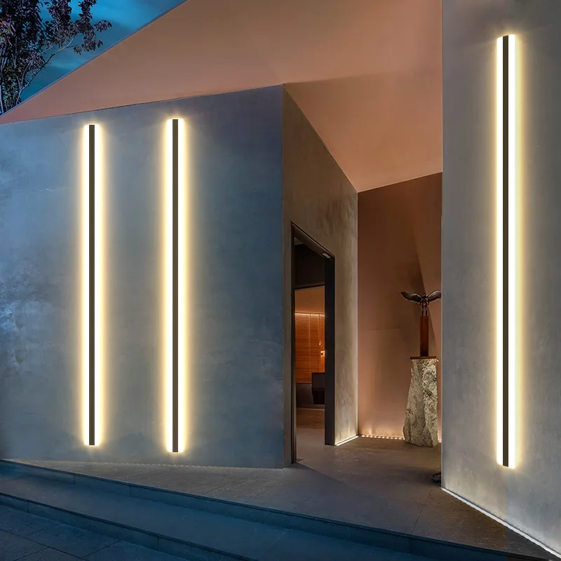 LED Outdoor Wall Light Modern Waterproof IP65 villa Porch Garden Patio Exterio Wall Lamp Rainproof In Front of Garage Door Lamps