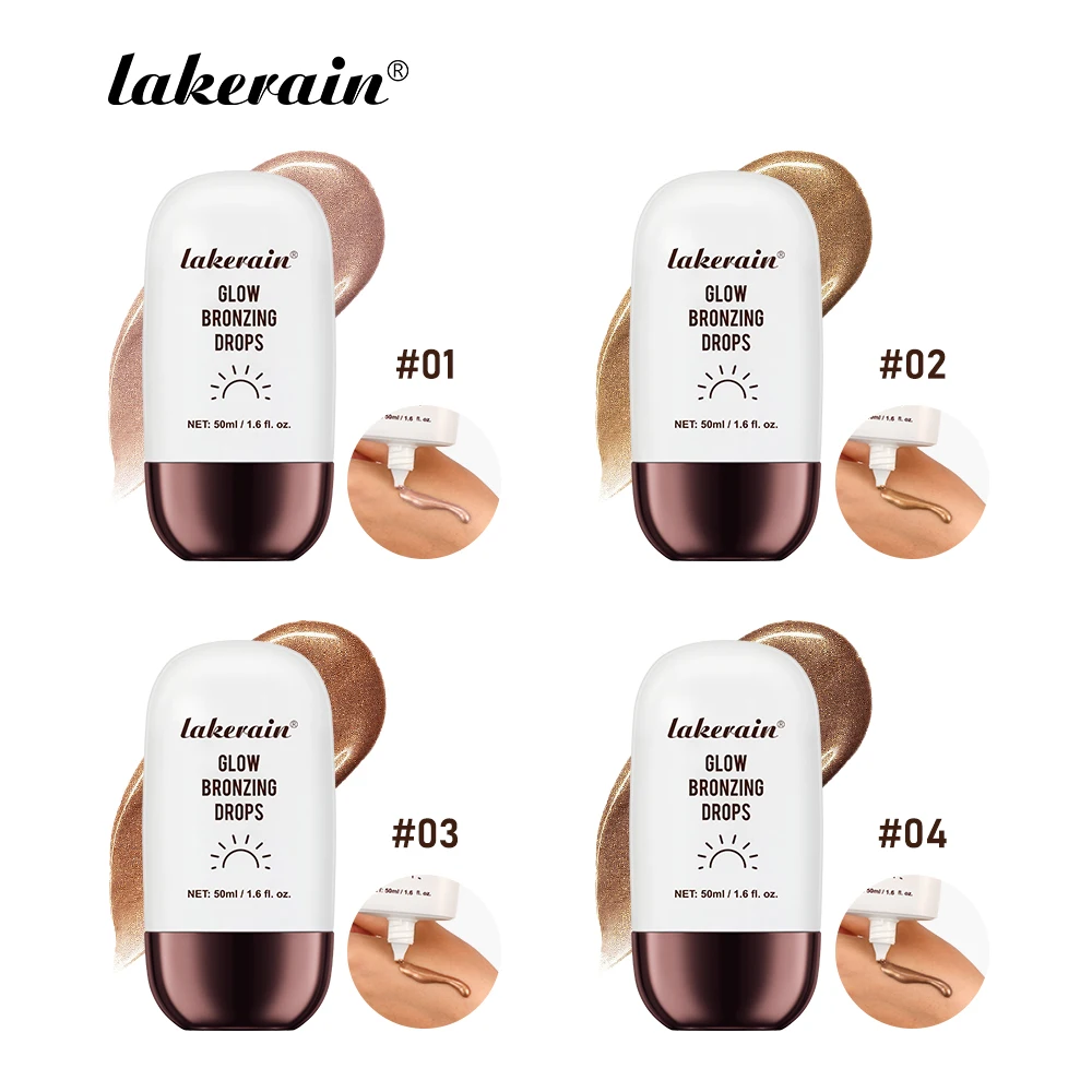 تفتيح البشرة وكونتور الوجه هايلايتر ، برونزي ، قطرات هايلايتر ، مزيج الأساس أو المرطب ، ماكياج التمهيدي