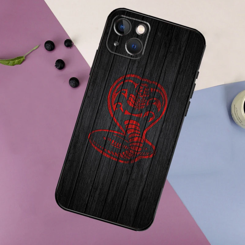 Cobra Kai Snake Phone Case For iPhone 11 12 13 14 16 15 Pro Max Mini 7 8 Plus X XR XS Max Bumper Cases Cover