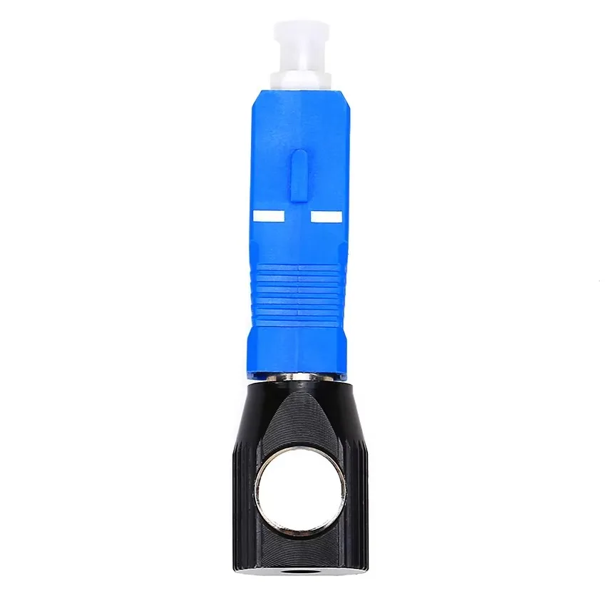 Optical fiber circular bare fiber adapter SC single-mode coupler flange adapter SM temporary connection repair tool