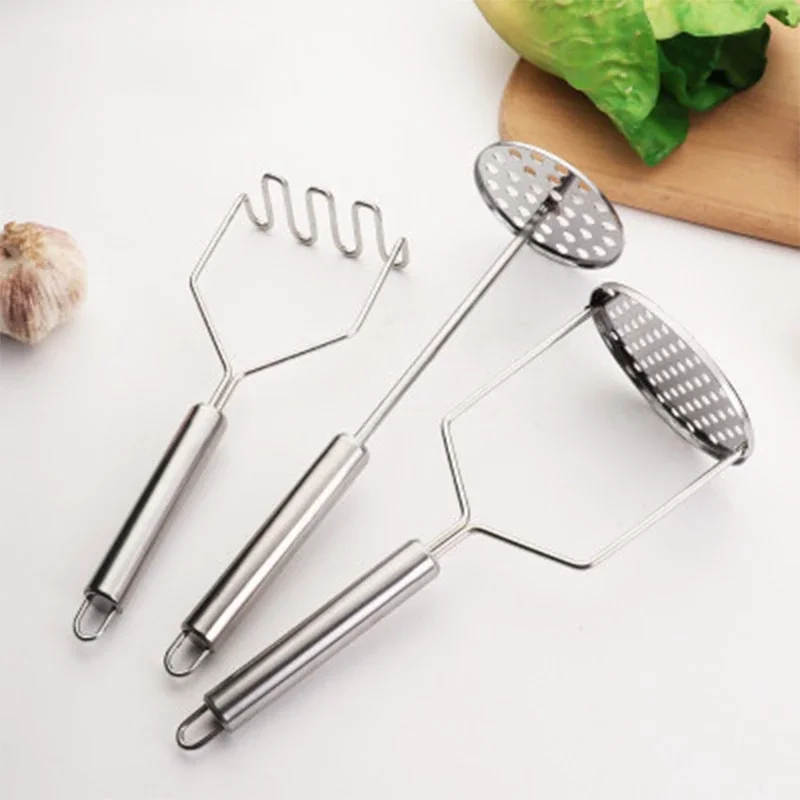 Stainless Steel Potato Mud Pressure Mud Machine Potatoes Masher Ricer Fruit Vegetable Tools Kitchen Gadgets Baby Food Supplement