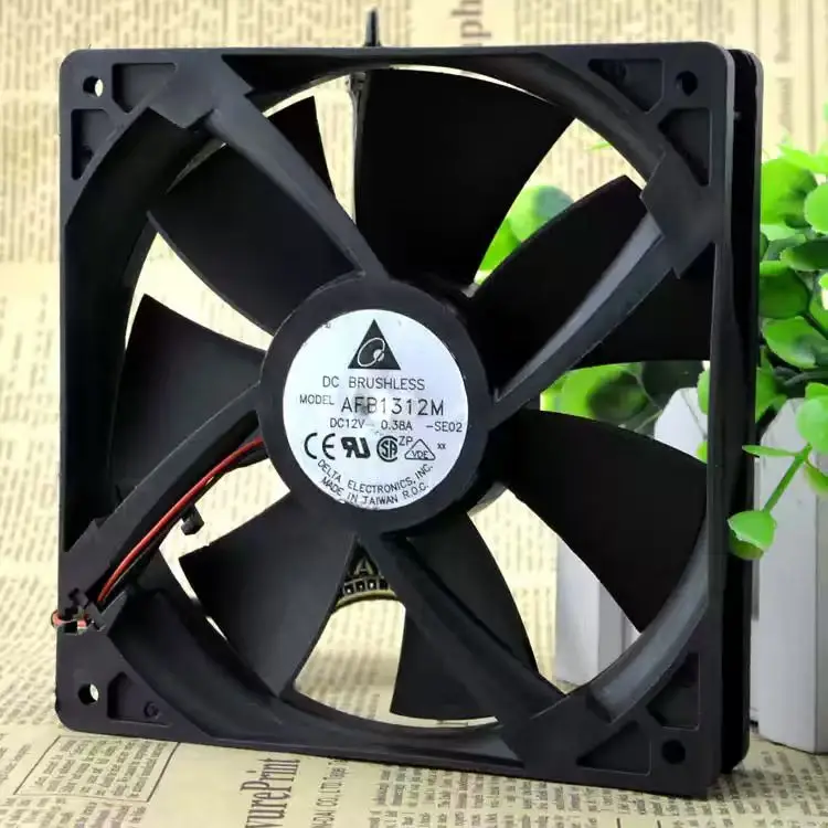 

Вентиляторы 135 мм Original Delta 13525 AFB1312M 13.5см DC 12В 0.38А 2-контактные для корпусов, инверторов, блоков питания, серверов (охлаждение)