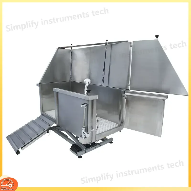 Stainless Steel Pet Bathtub for Dogs Cats Washing Station Grooming Bath Shower Tub Portable Foldable Dog Bathing Tub Pet Care