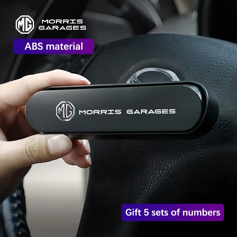 Car Parking Contact Number Plate Move Car Contact Card For MG 4 5 6 7 Cyberster ES5 ONE MG5 Scorpio ZS HS MARVEL-R Hector MG3