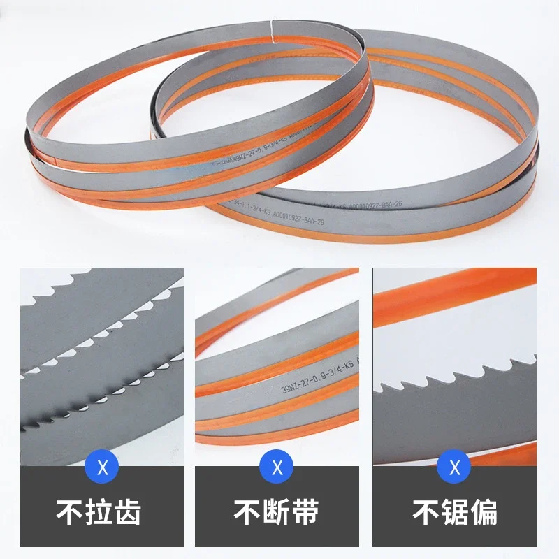 Imagem -02 - Bi-metal Band Saw Blades 13 mm Bandsaw Blades Corte Hardwood Metal 1085 1140 1400 1435 1570 1620 1780 1790 1826 1830 1840 M42