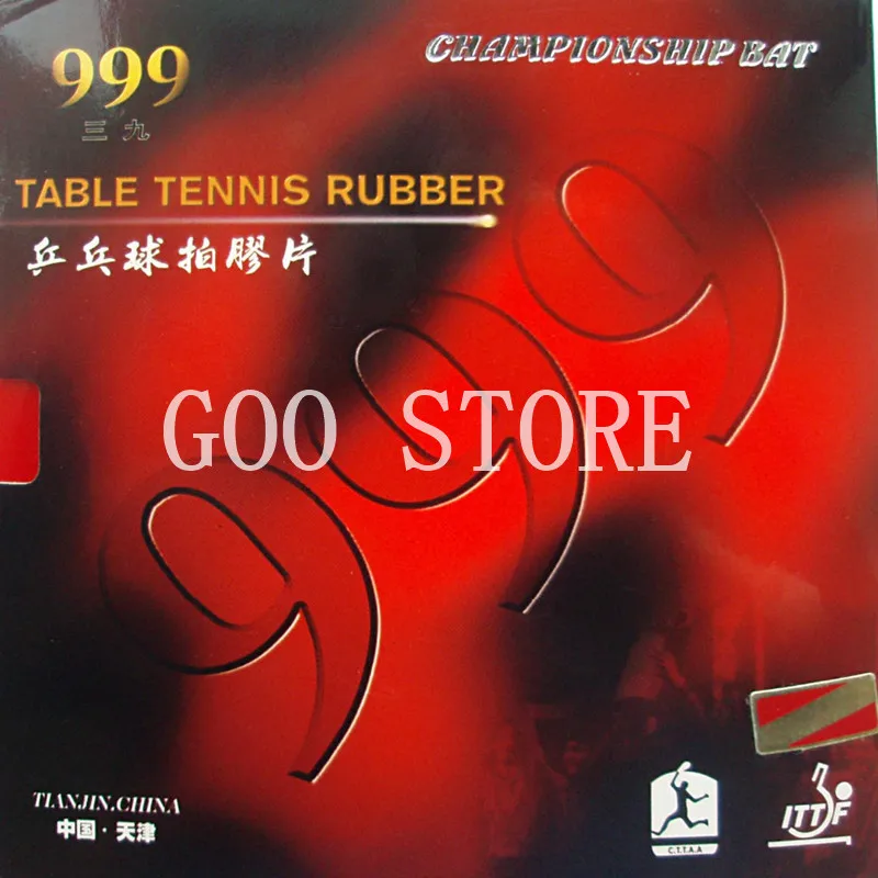 999 tenis stołowy gumowe pipsy 999T oryginalna guma do tenisa stołowego Ping Pong z gąbką 2.2mm H44-45