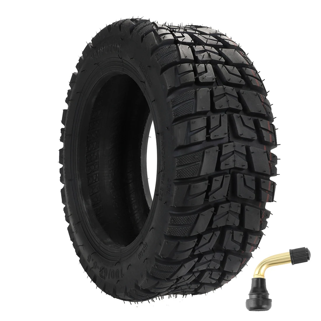 11 Inch 100/65-6.5 Electric Scooter Vacuum Wheel Tyre Tubless Tire for Dualtron DT Widen Off-Road Tire with Tyre Valve