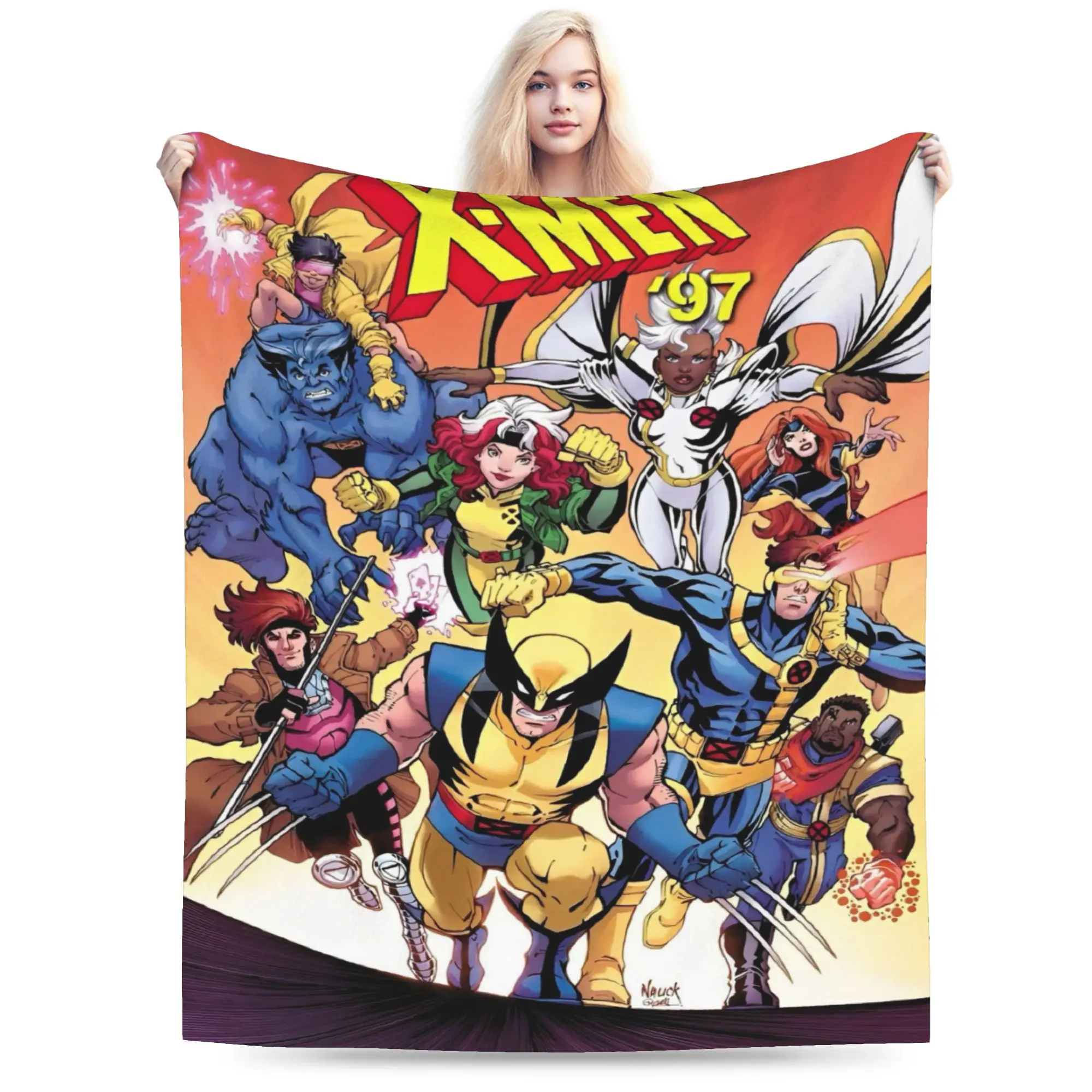 

Одеяло X man X-MAN Marvel Hero Merch, супер мягкое фланелевое одеяло, коврик для отдыха, кусок