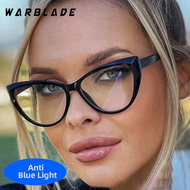 

Модные милые очки «кошачий глаз» TR90 для женщин и мужчин, трендовые роскошные дизайнерские брендовые очки для чтения, оптические очки с защитой от синего света, линзы