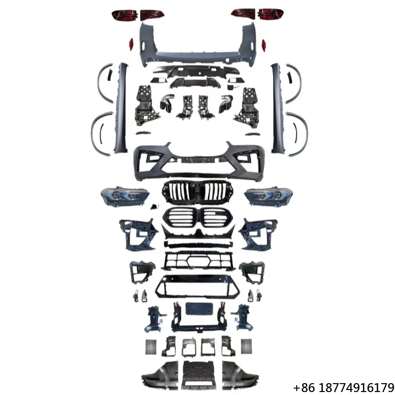 

Bodykit for X5 G05 2019-2022 Upgrade to 2023 X5M F95 Facelift Kit Upgrade LED Headlight Bumper Car Parts Modification