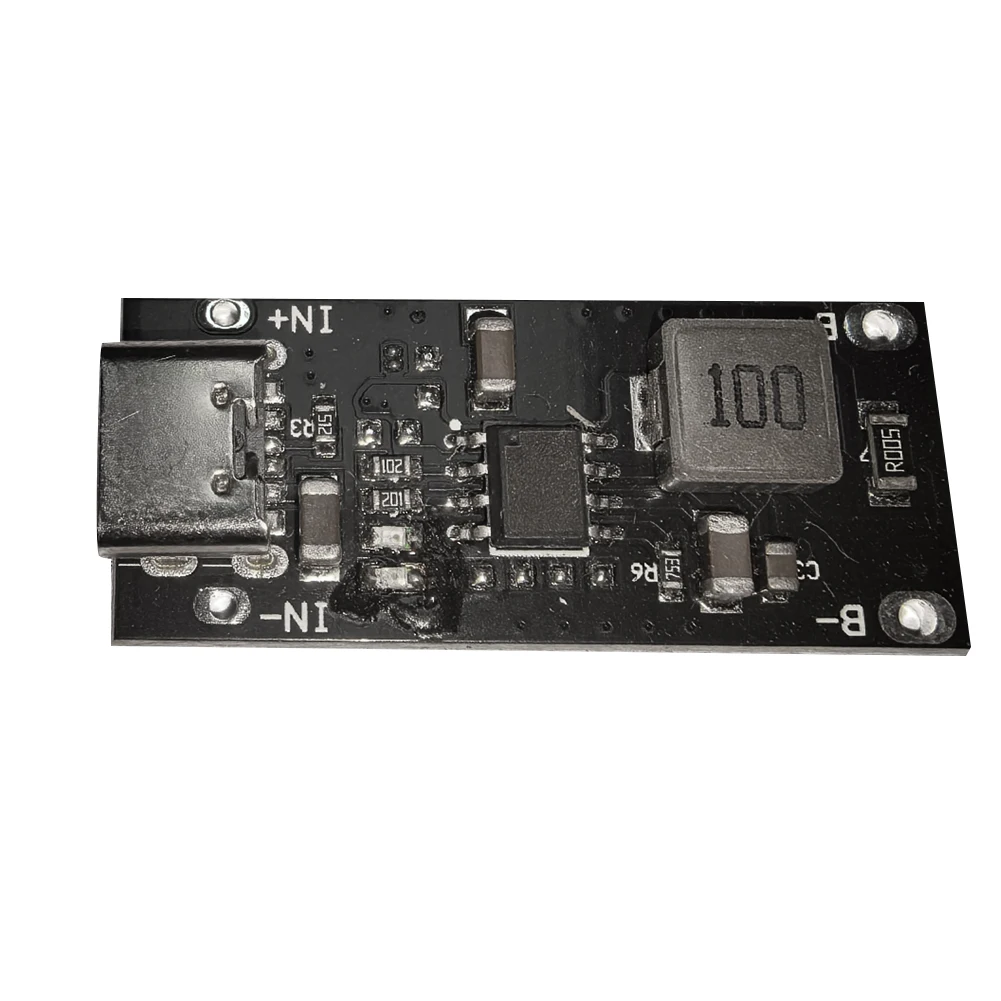 

Polymer Ternary Lithium Battery Charger Module 3A 5V To 4.2V 4.35V Type C Charging Management Board with Indicator for Computer
